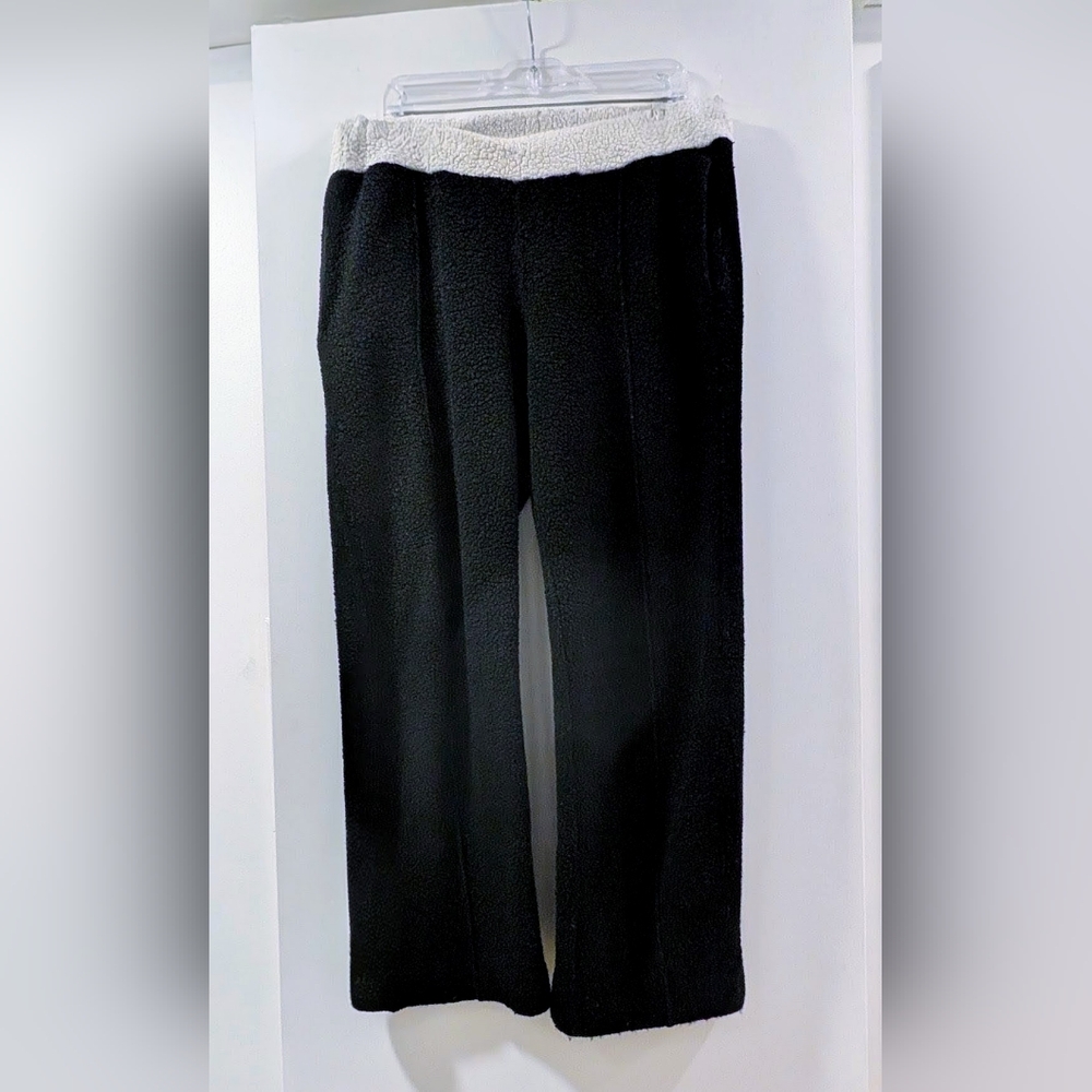 Casablanca Black and White Fleece Pants